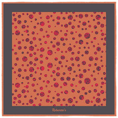 Daliesque Salmon Pocket Square