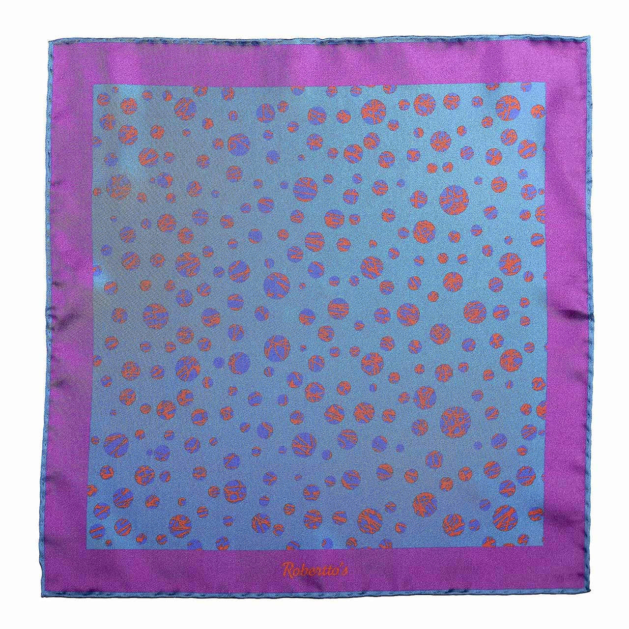 Daliesque Ocean Blue Pocket Square