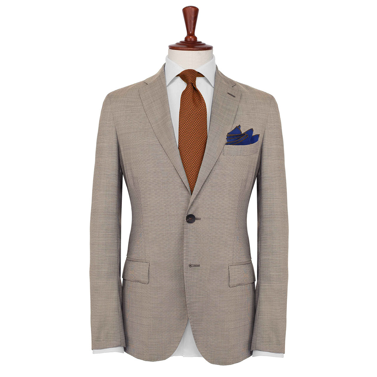 Daliesque Brown Pocket Square