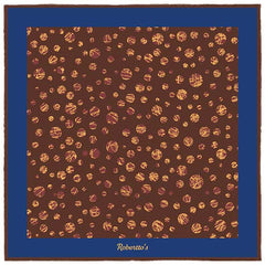 Daliesque Brown Pocket Square