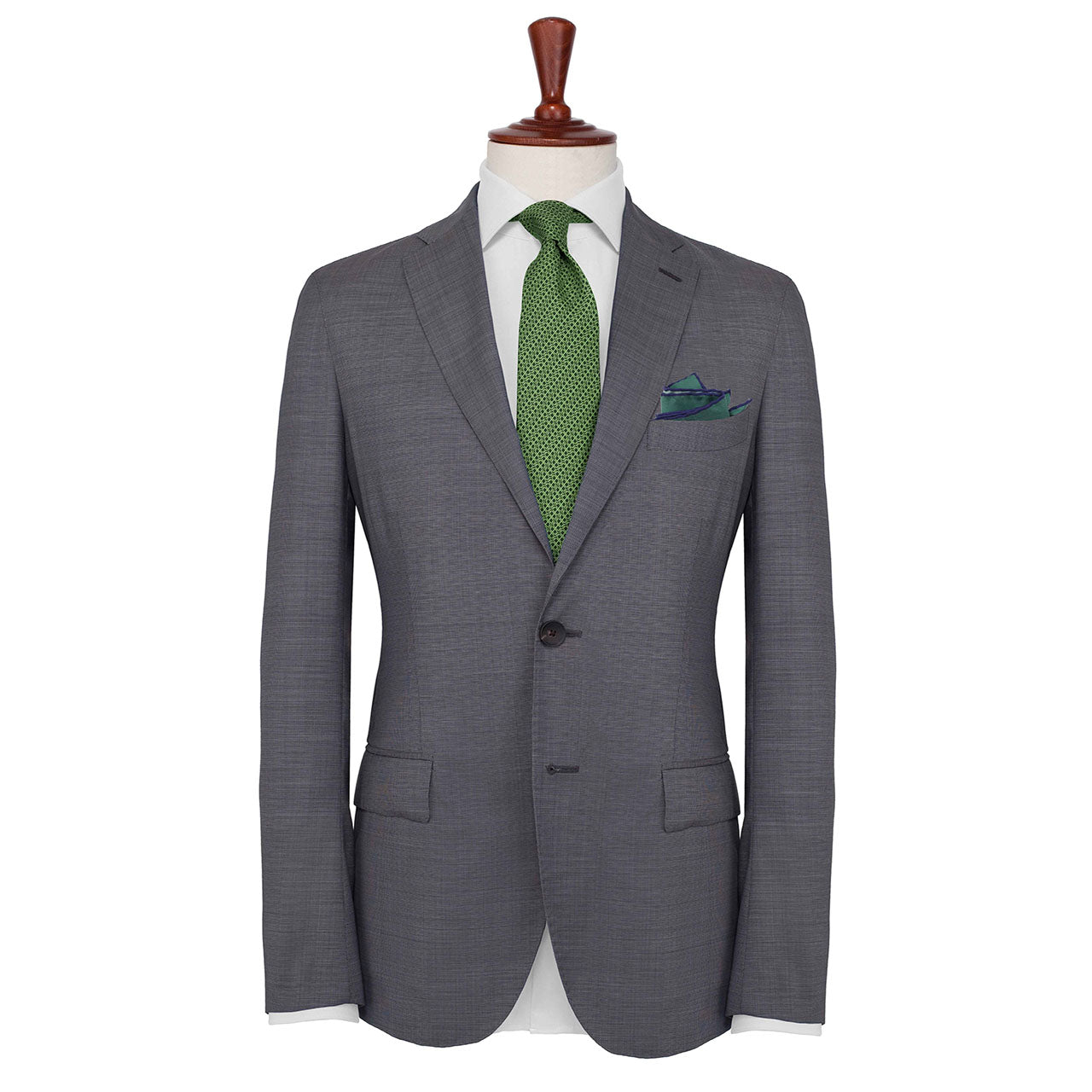 Daliesque Eggplant Purple Pocket Square