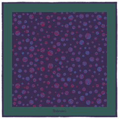 Daliesque Eggplant Purple Pocket Square