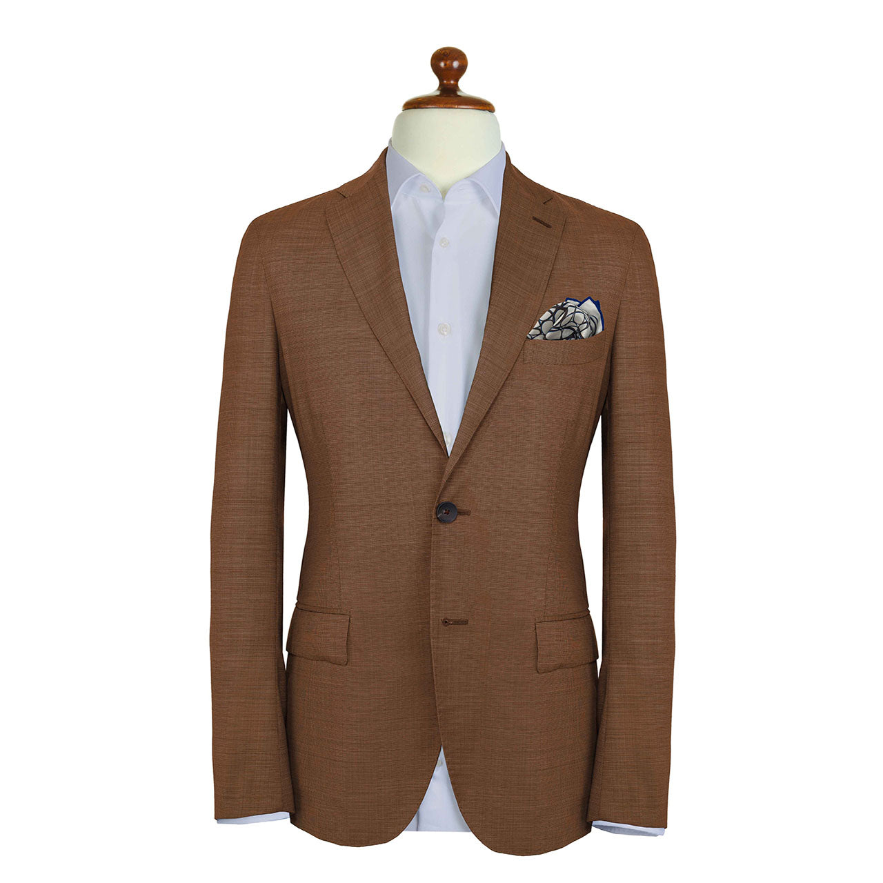 Labyrinthine Off White Pocket Square