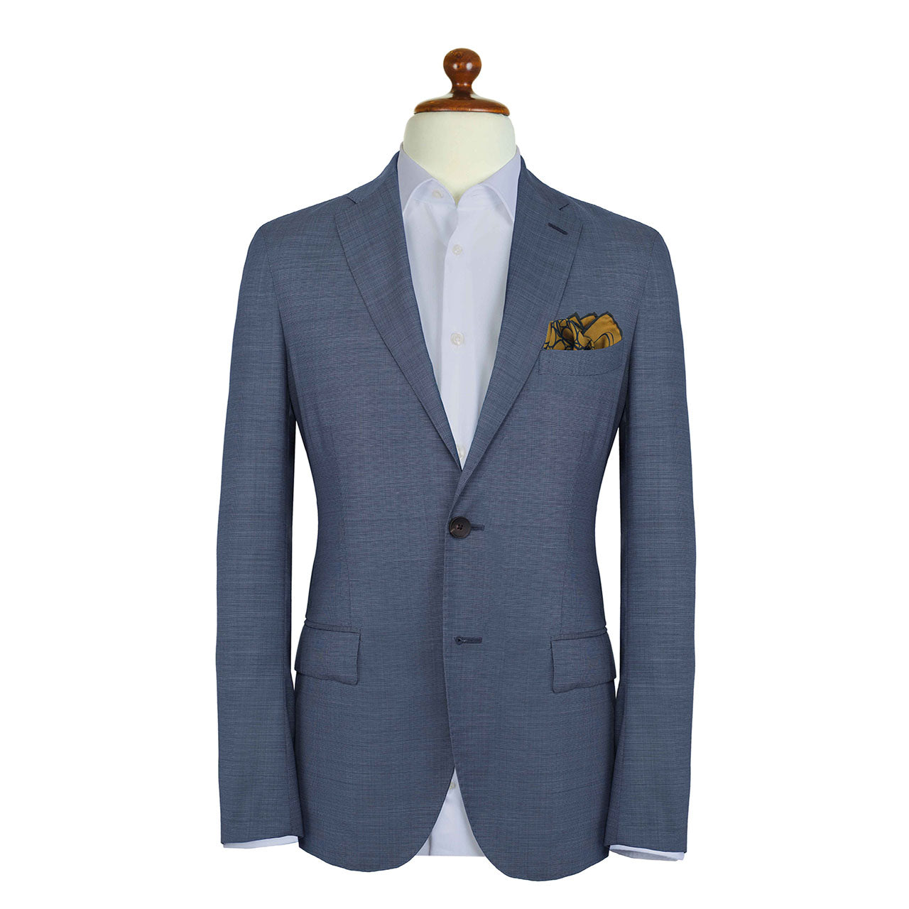 Labyrinthine Olive Green Pocket Square