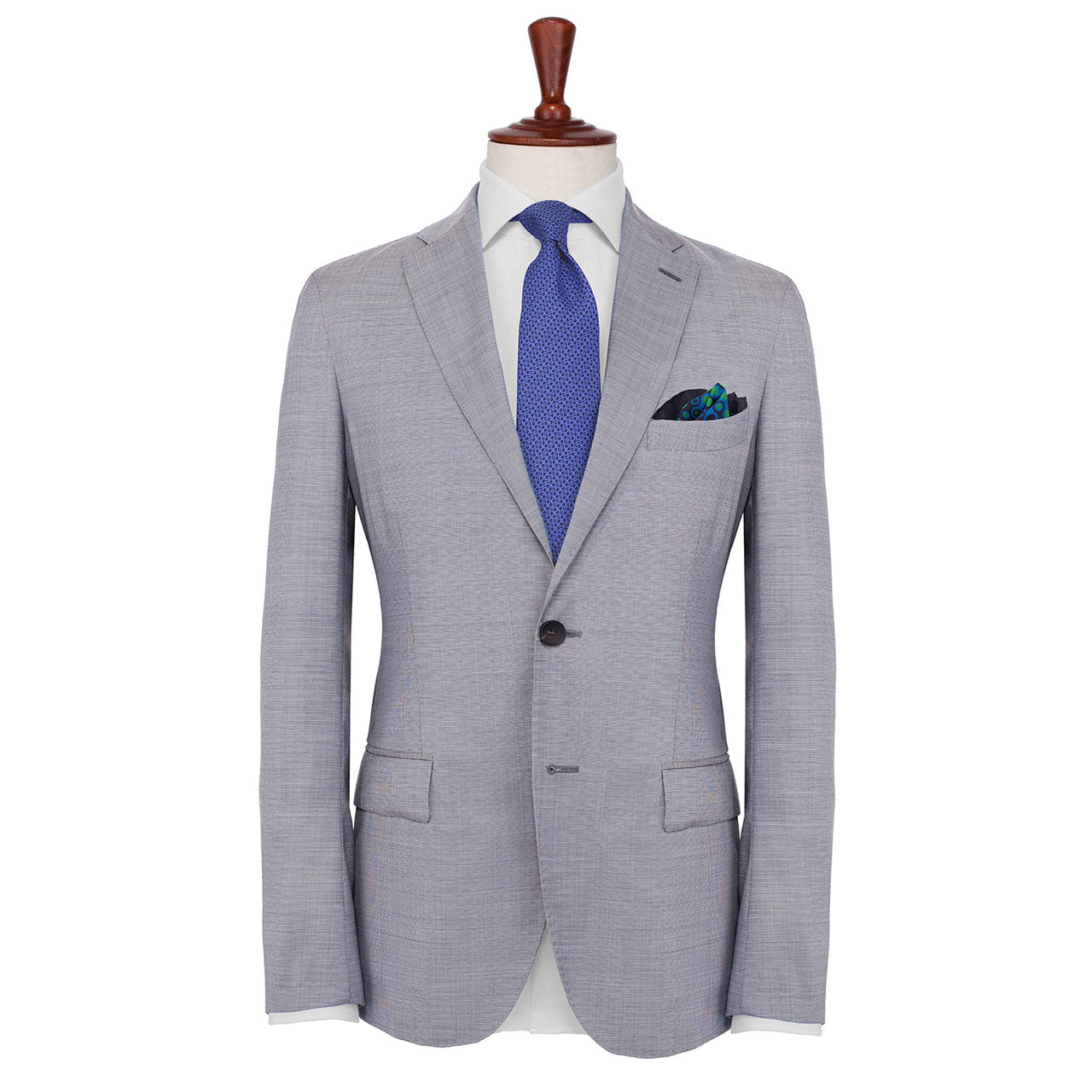 The Code Turquoise Pocket Square