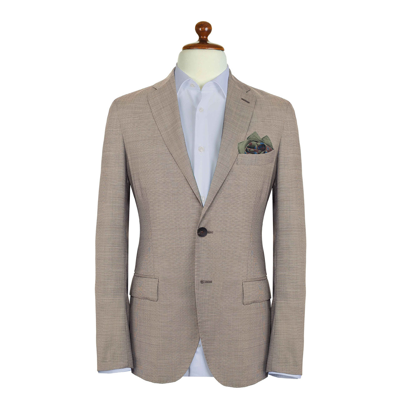 The Code Sage Green Pocket Square