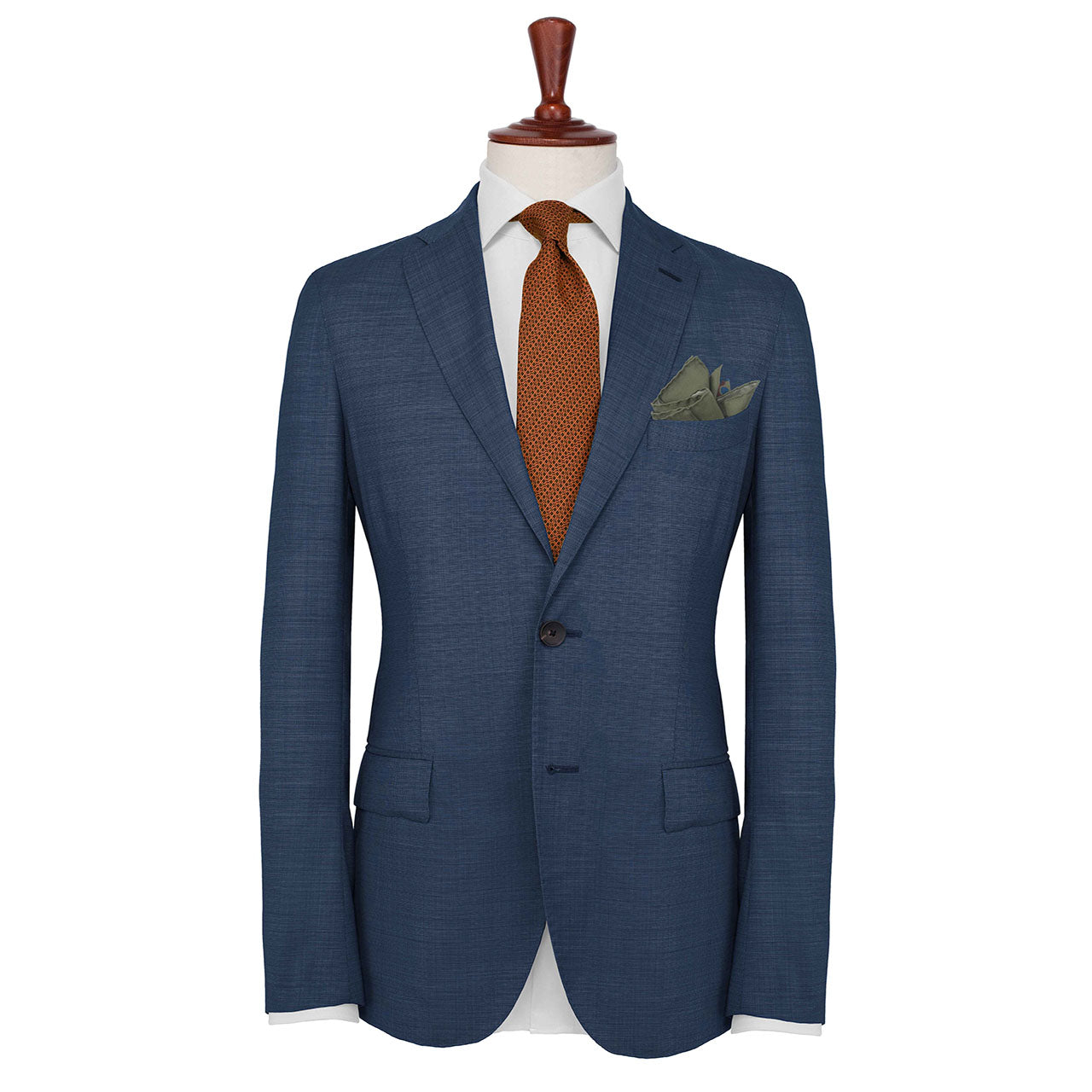 The Code Sage Green Pocket Square