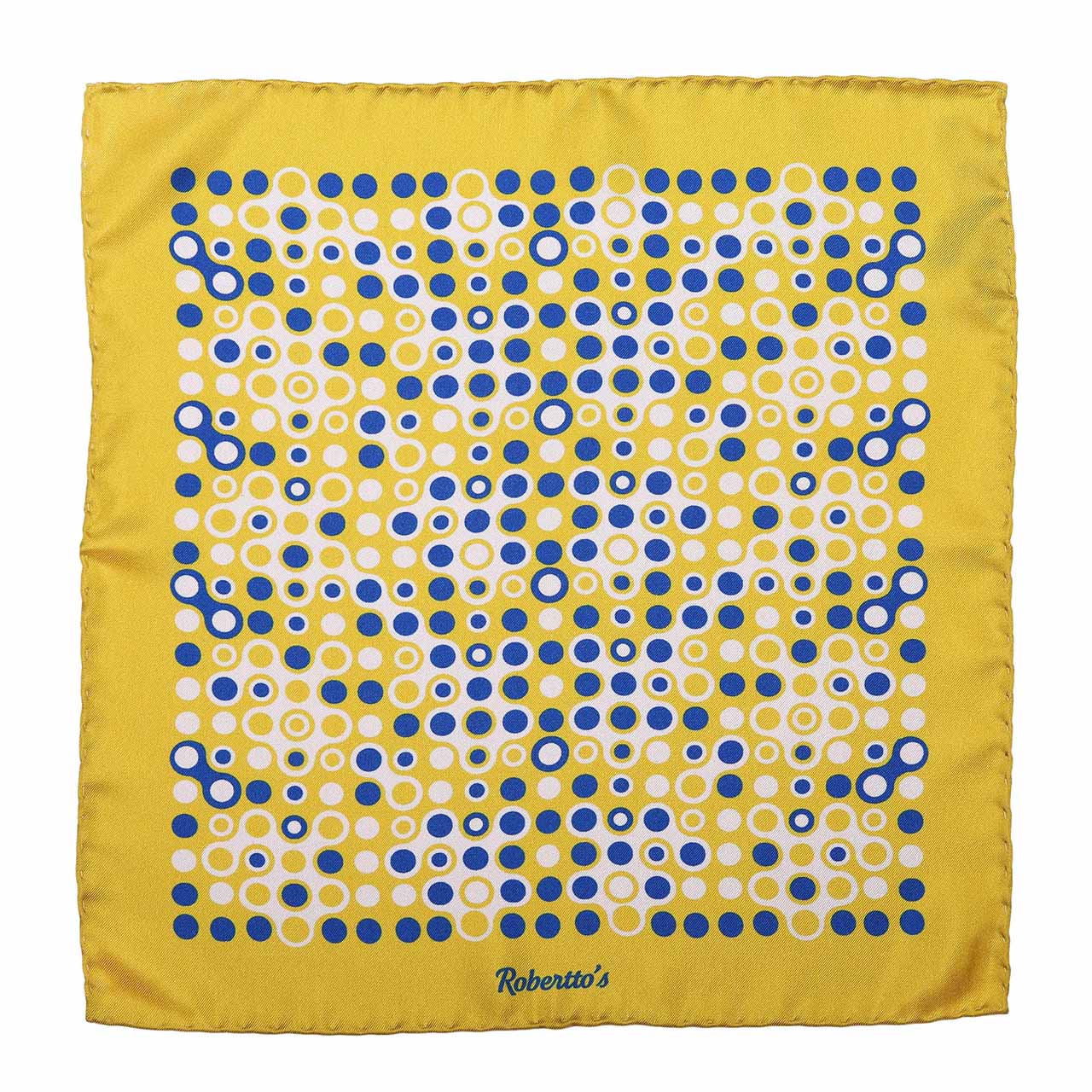 The Code Corn Yellow Pocket Square