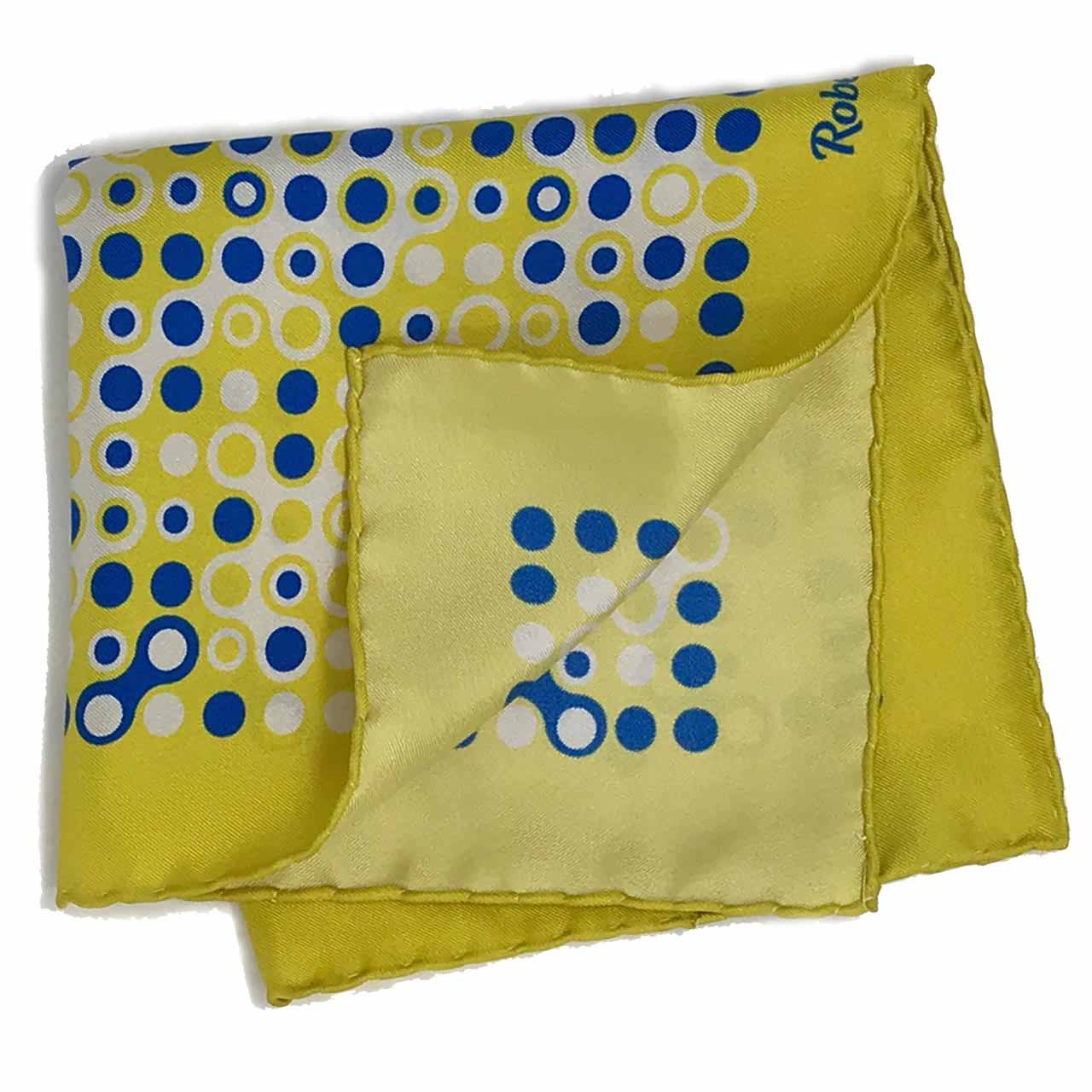 The Code Corn Yellow Pocket Square