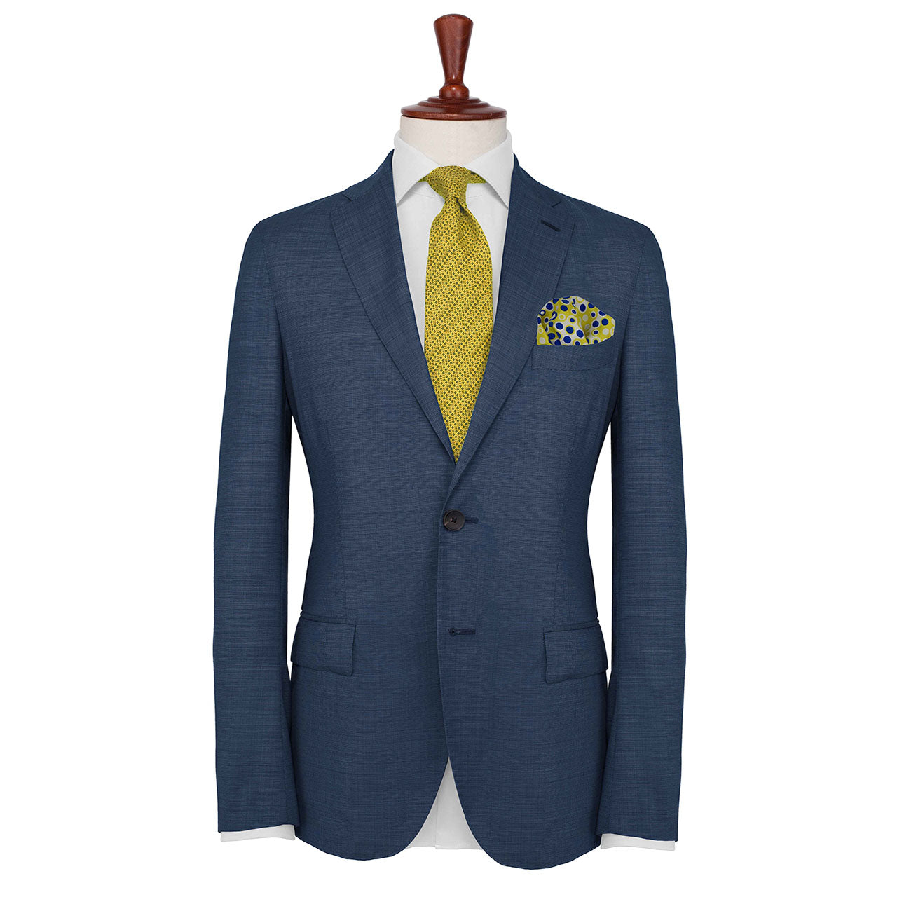 The Code Corn Yellow Pocket Square