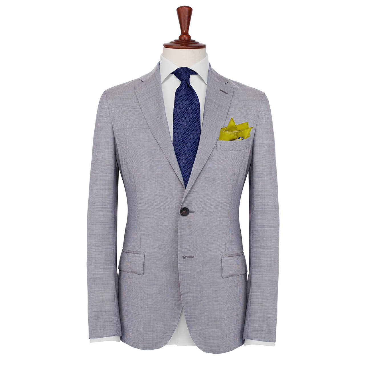 The Code Corn Yellow Pocket Square
