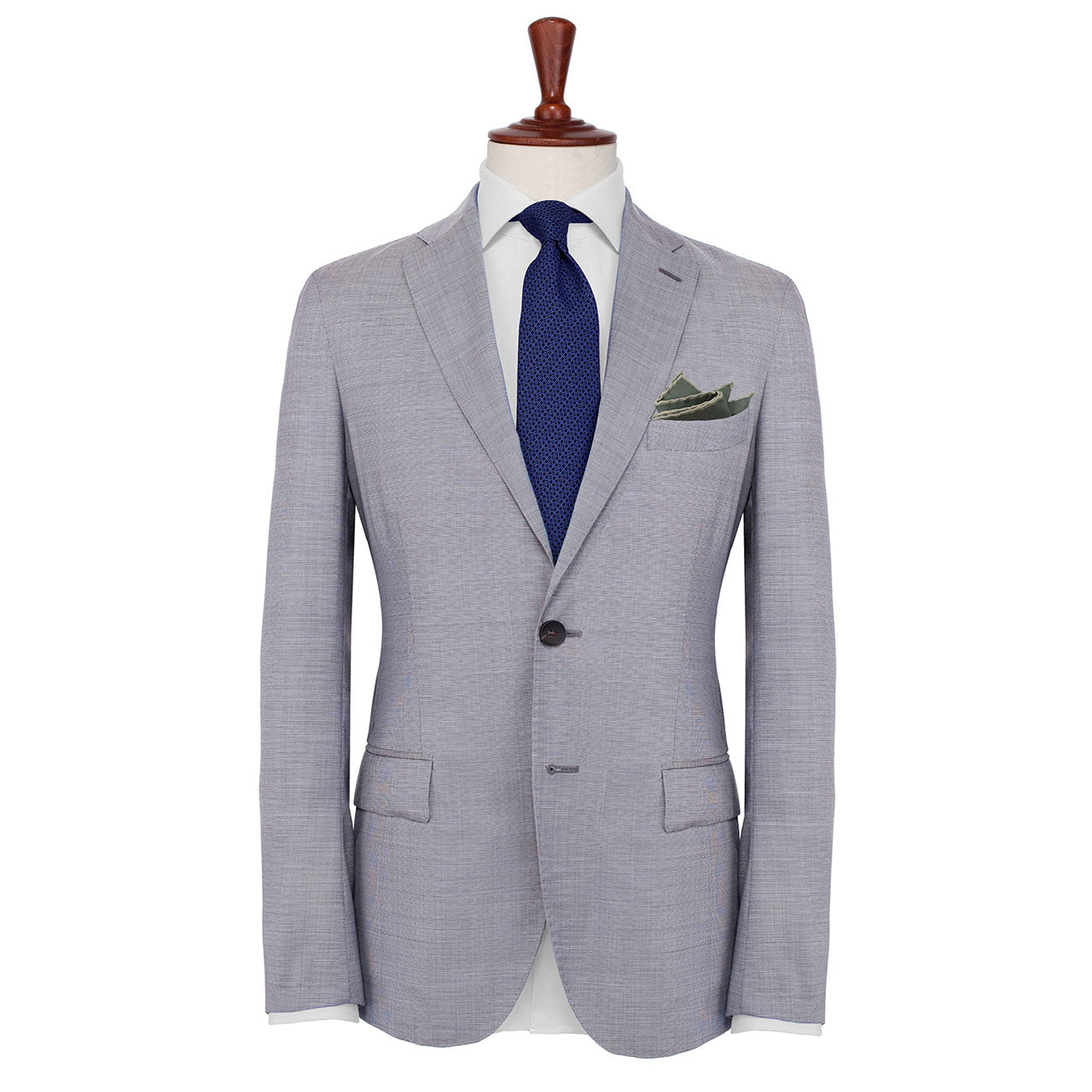 La Mosaique White Pocket Square