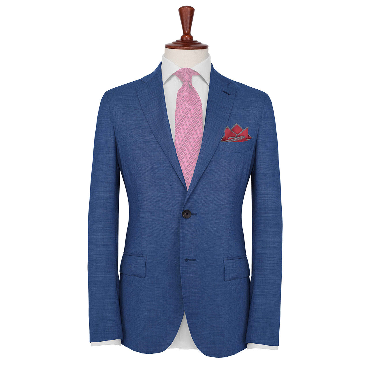 La Mosaique Pink Pocket Square