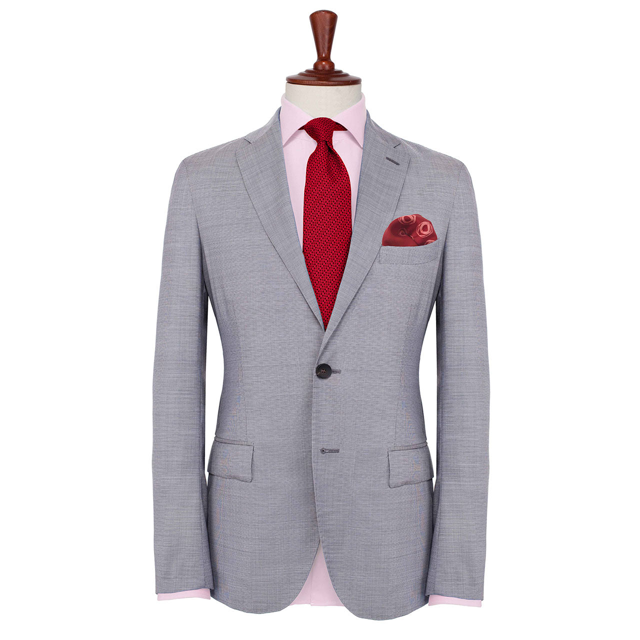 Cats Eyes Amaranth Pocket Square