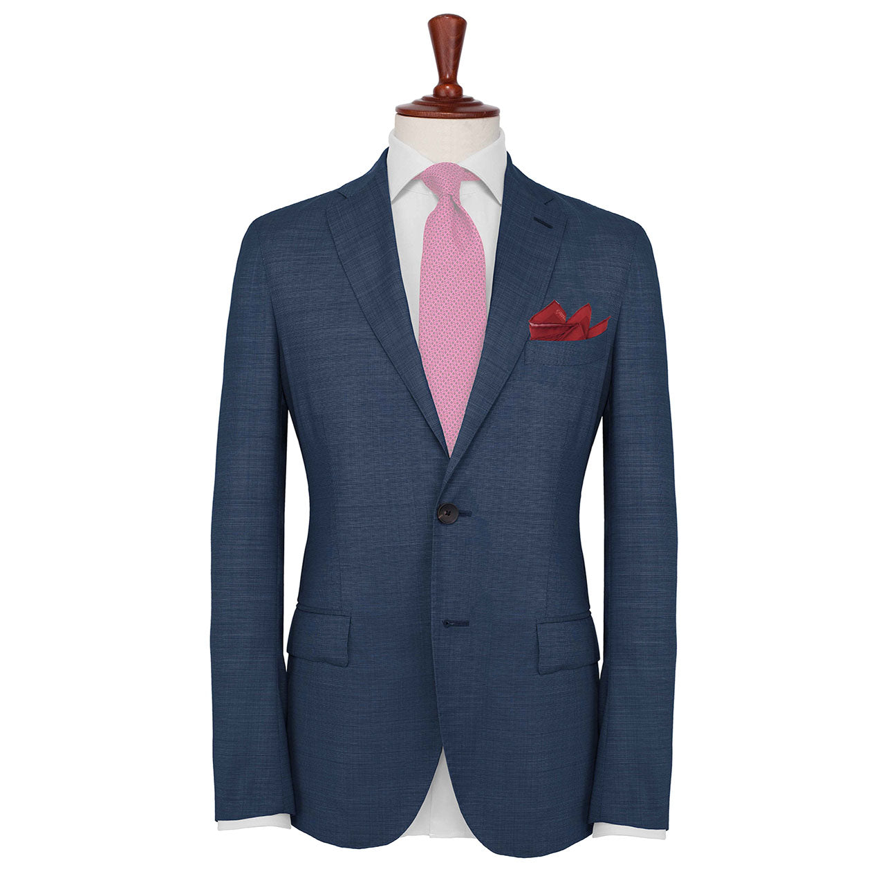 Cats Eyes Amaranth Pocket Square