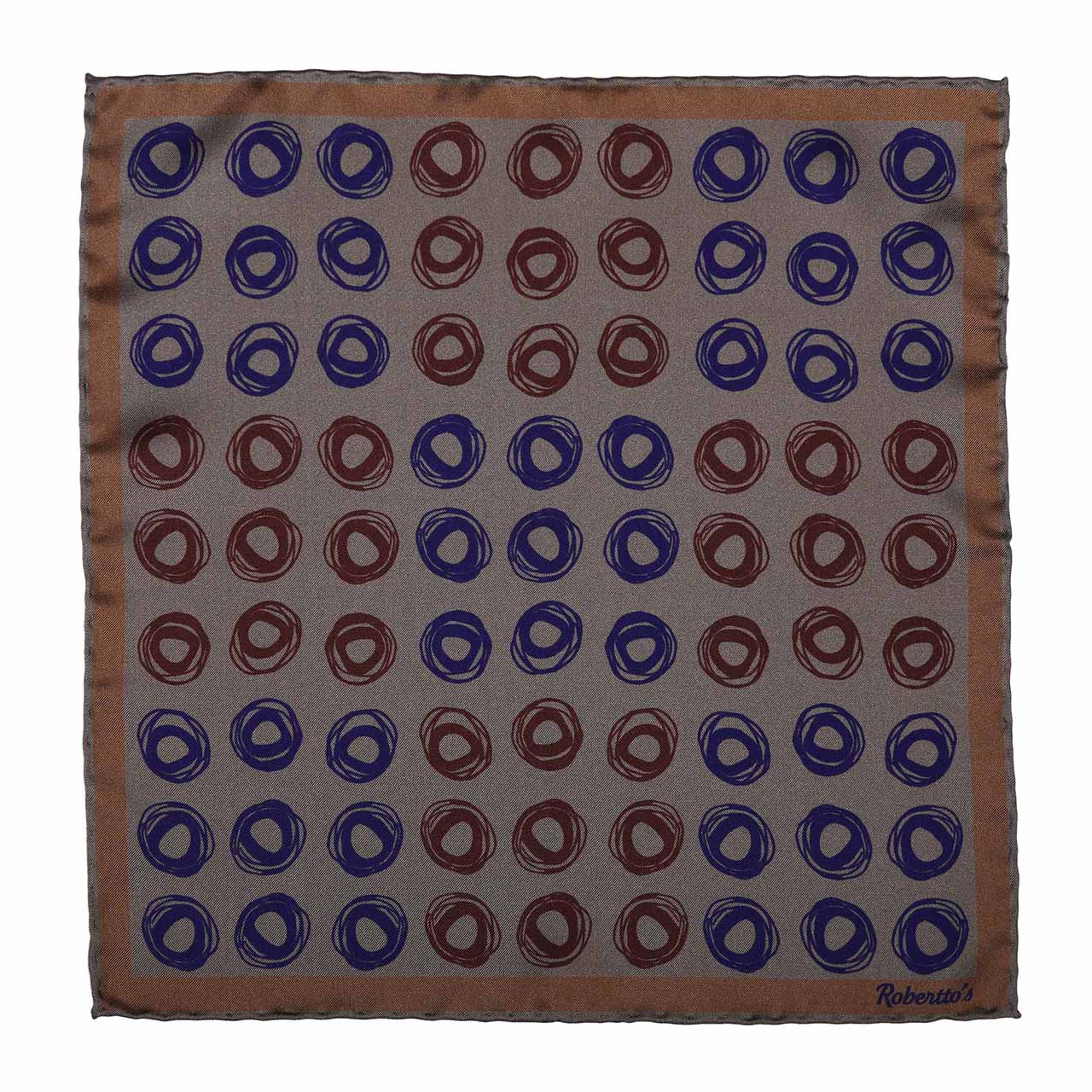 Cats Eyes Sage Green Pocket Square