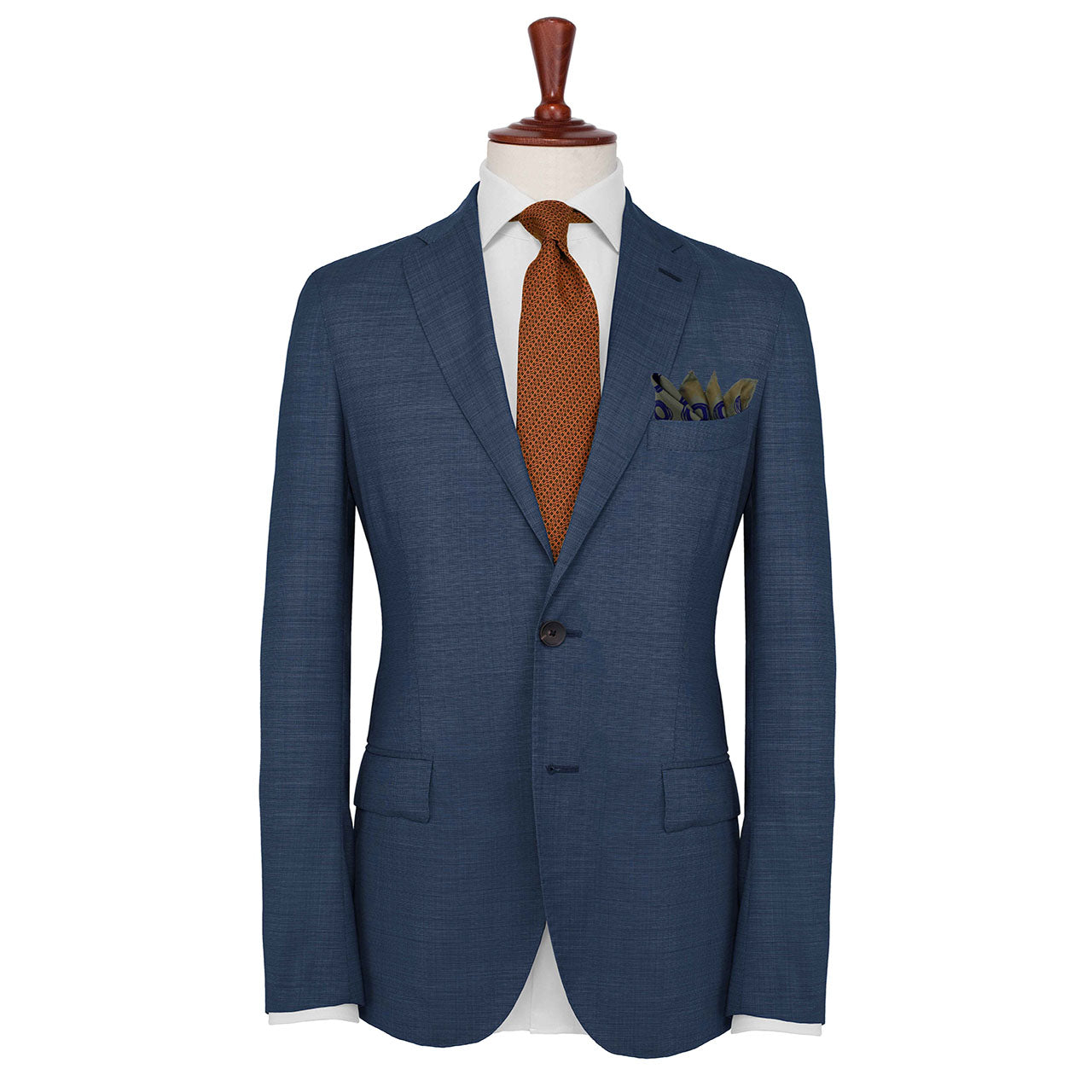 Cats Eyes Sage Green Pocket Square