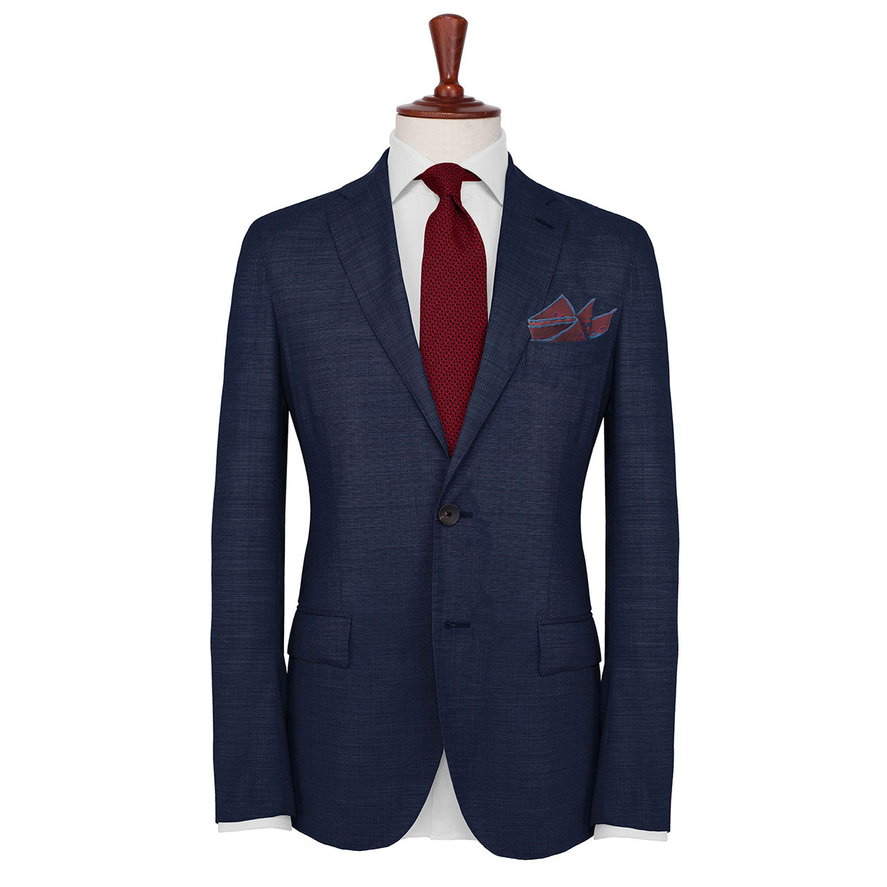 Chains & Charms French Blue Pocket Square