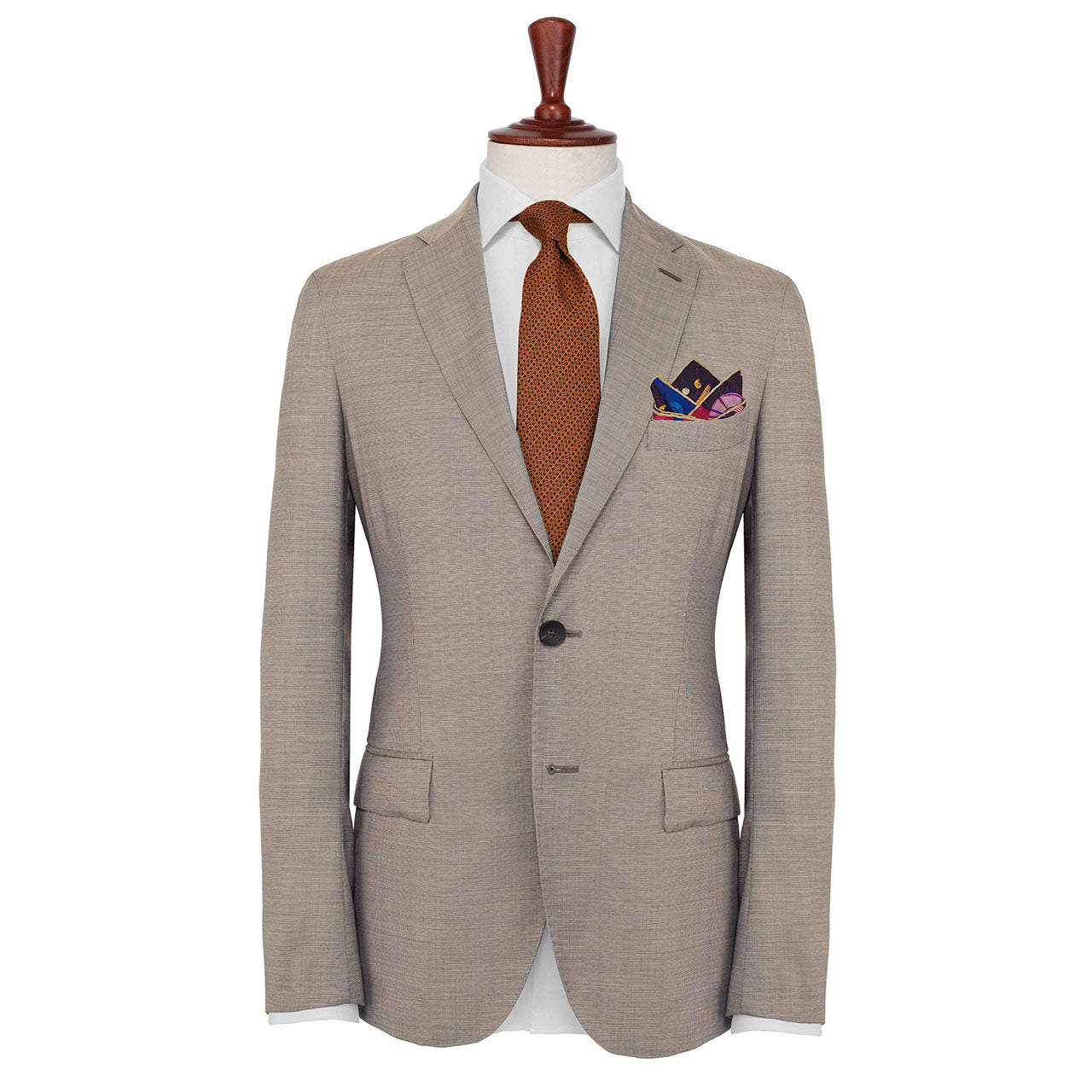 After The Tide Oyster Pocket Square
