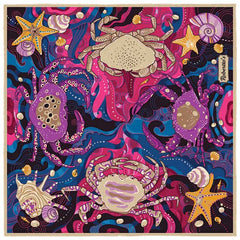 After The Tide Oyster Pocket Square