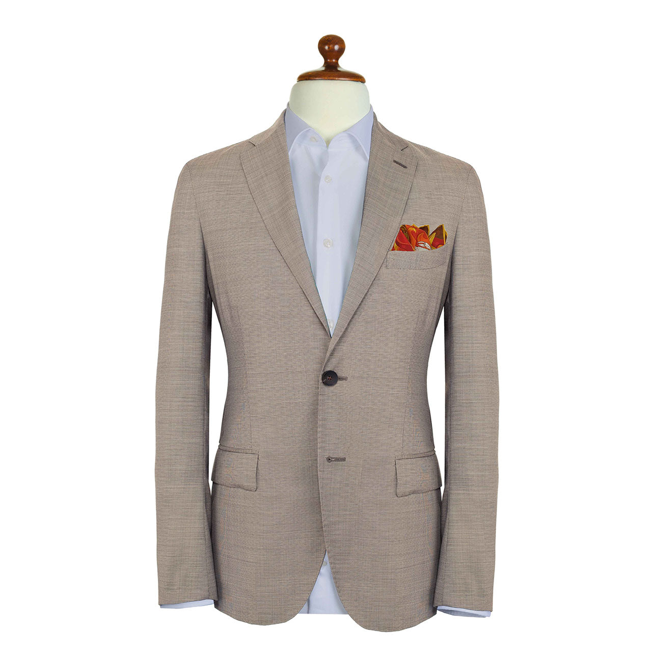 After The Tide Honey Yellow Pocket Square