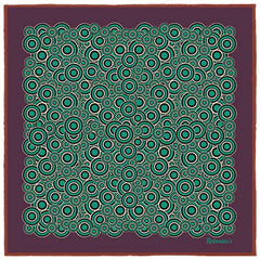 Quadrophenia Eggplant Purple Pocket Square