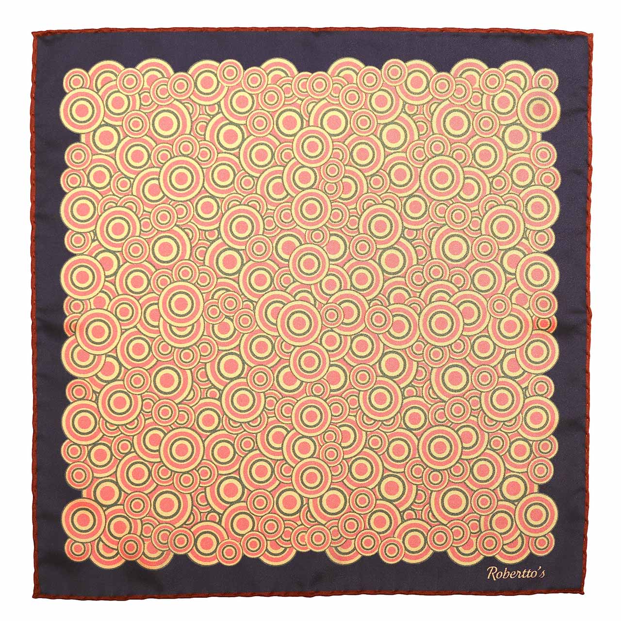 Quadrophenia Navy Blue Pocket Square