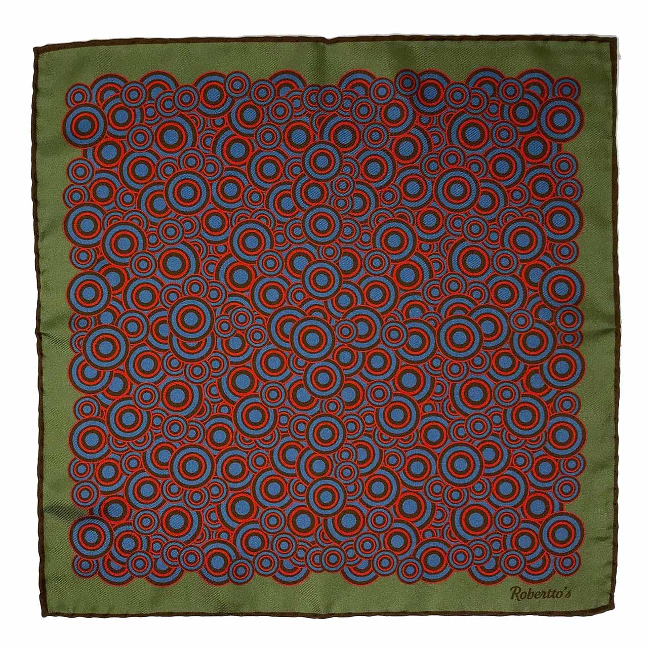 Quadrophenia Fern Green Pocket Square