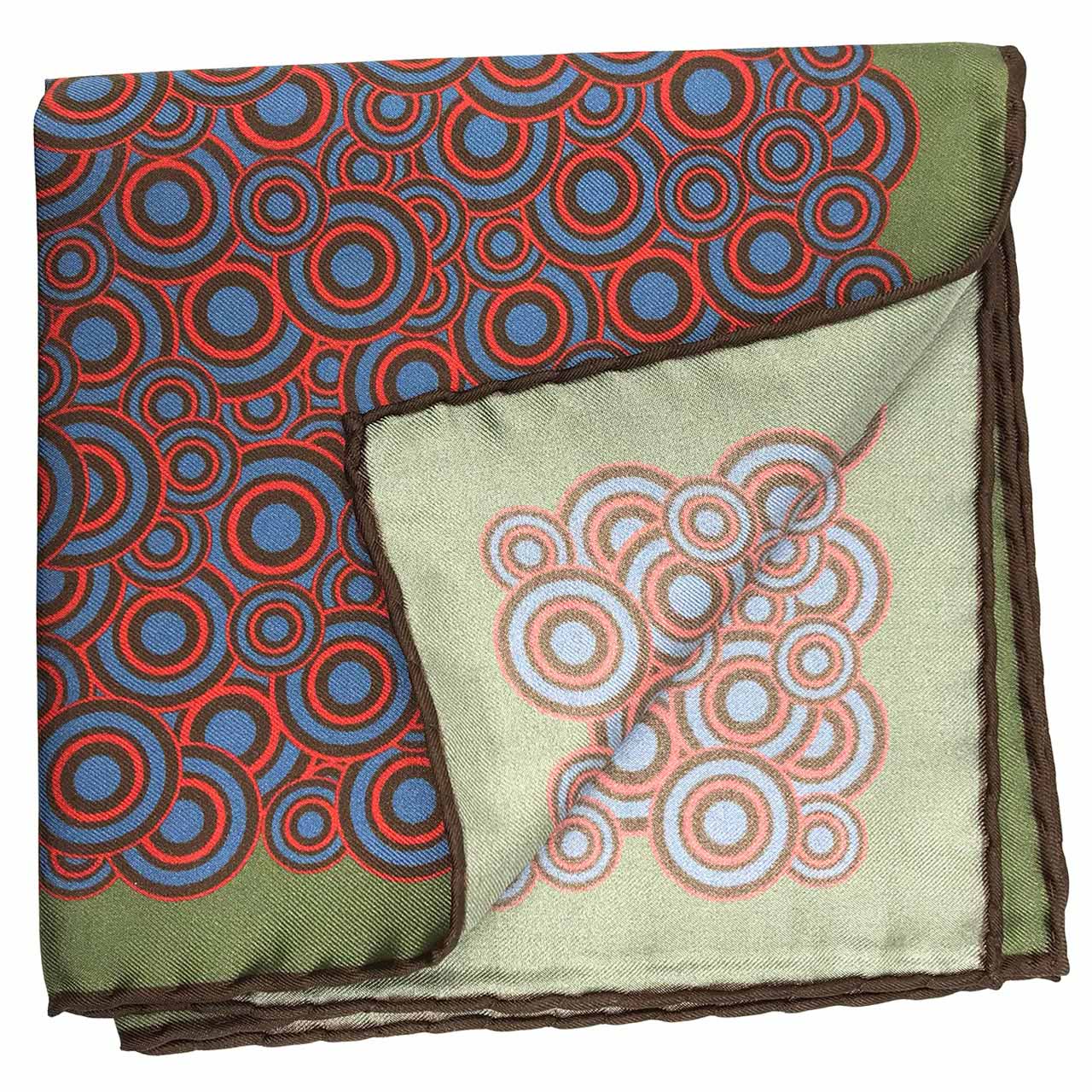 Quadrophenia Fern Green Pocket Square