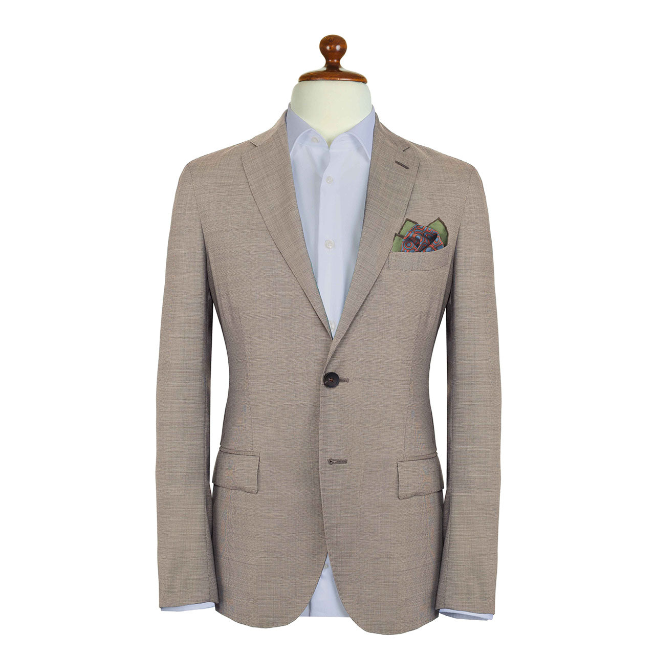 Quadrophenia Fern Green Pocket Square
