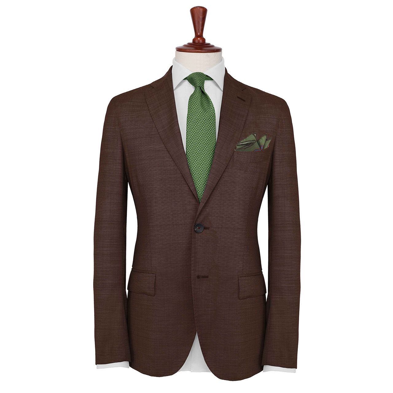Quadrophenia Fern Green Pocket Square