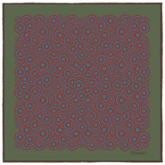 Quadrophenia Fern Green Pocket Square