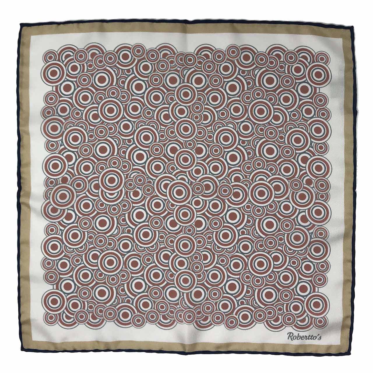 Quadrophenia Pearl White Pocket Square