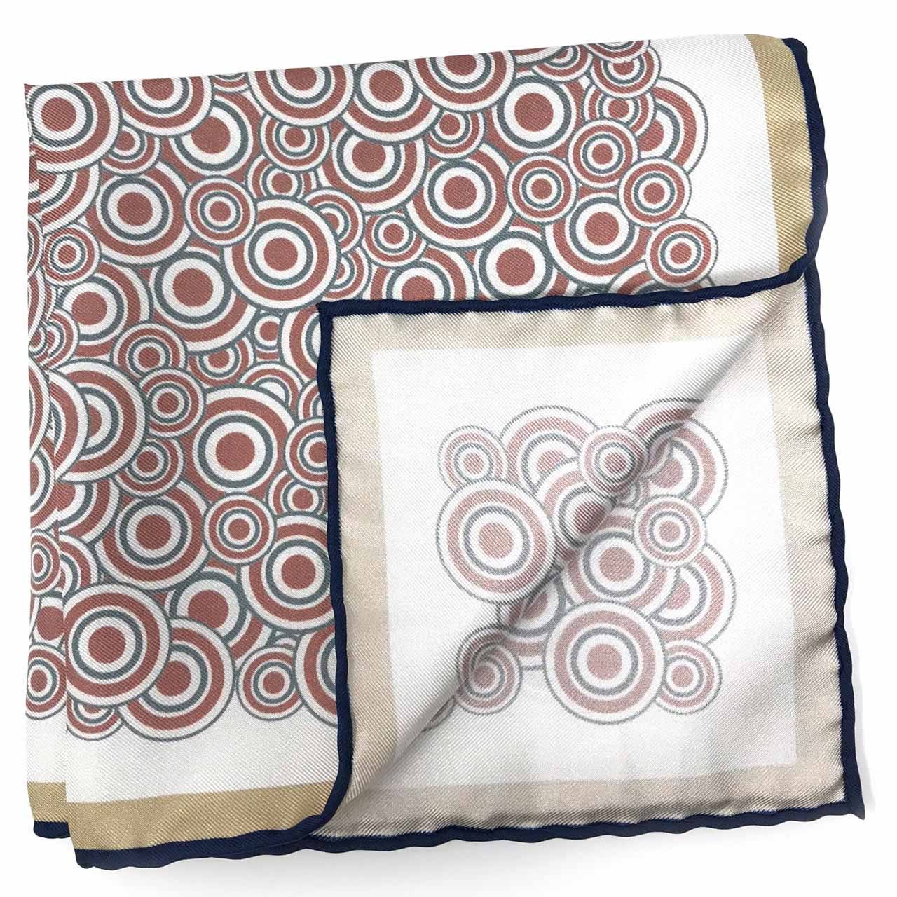 Quadrophenia Pearl White Pocket Square