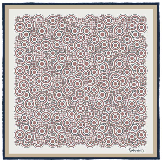 Quadrophenia Pearl White Pocket Square