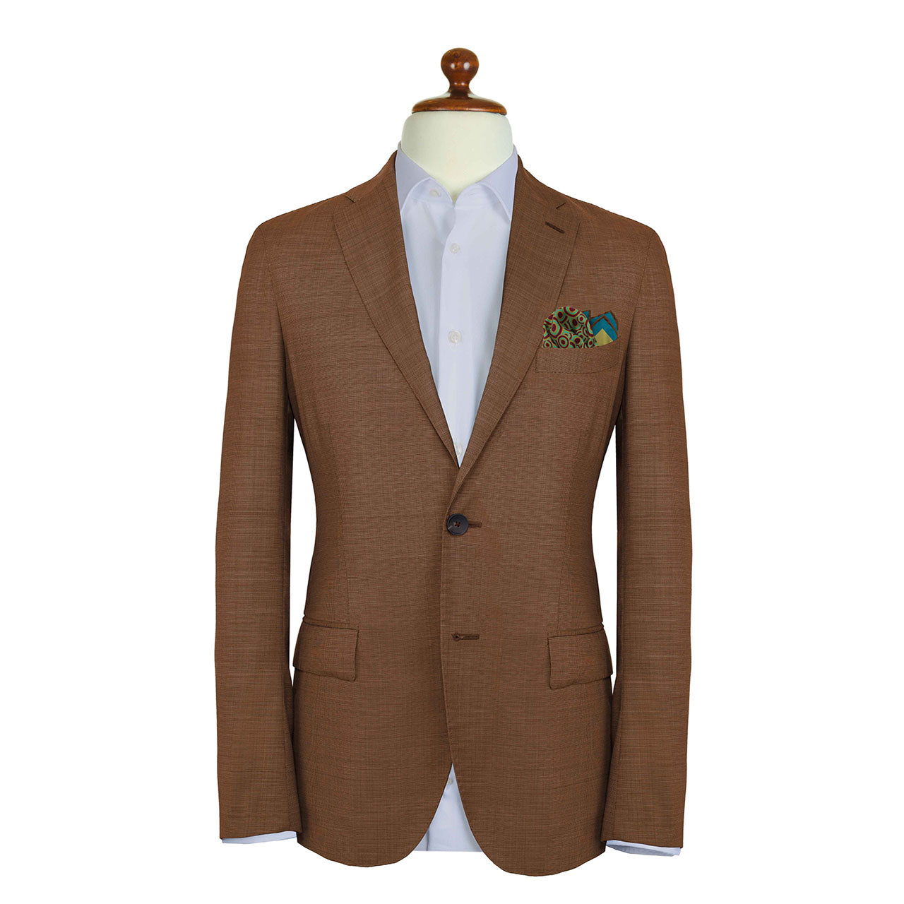 Quadrophenia Dark Cream Pocket Square