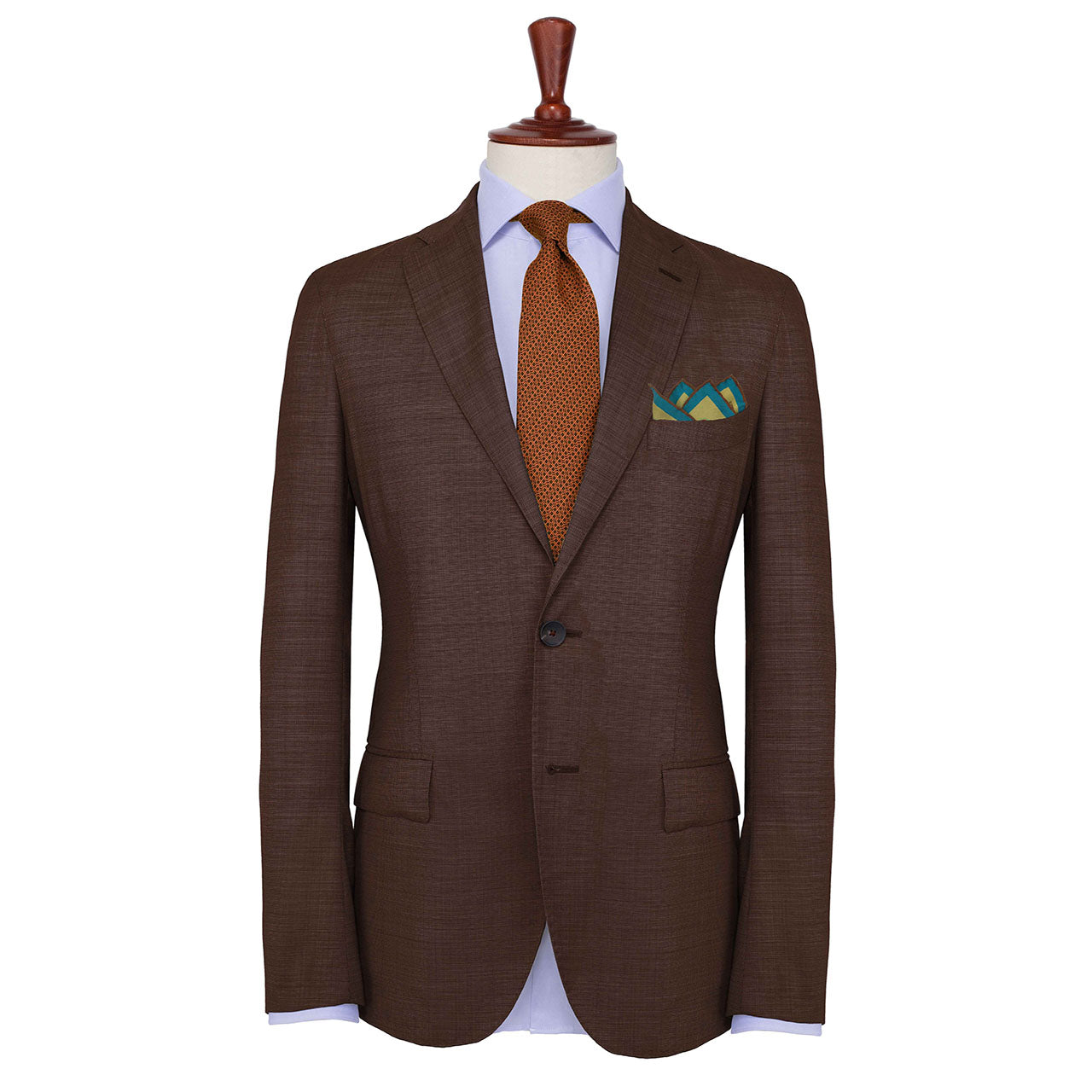 Quadrophenia Dark Cream Pocket Square