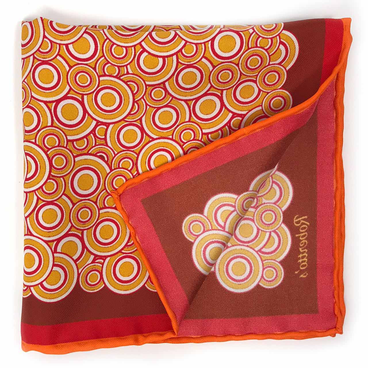 Quadrophenia Maroon Pocket Square