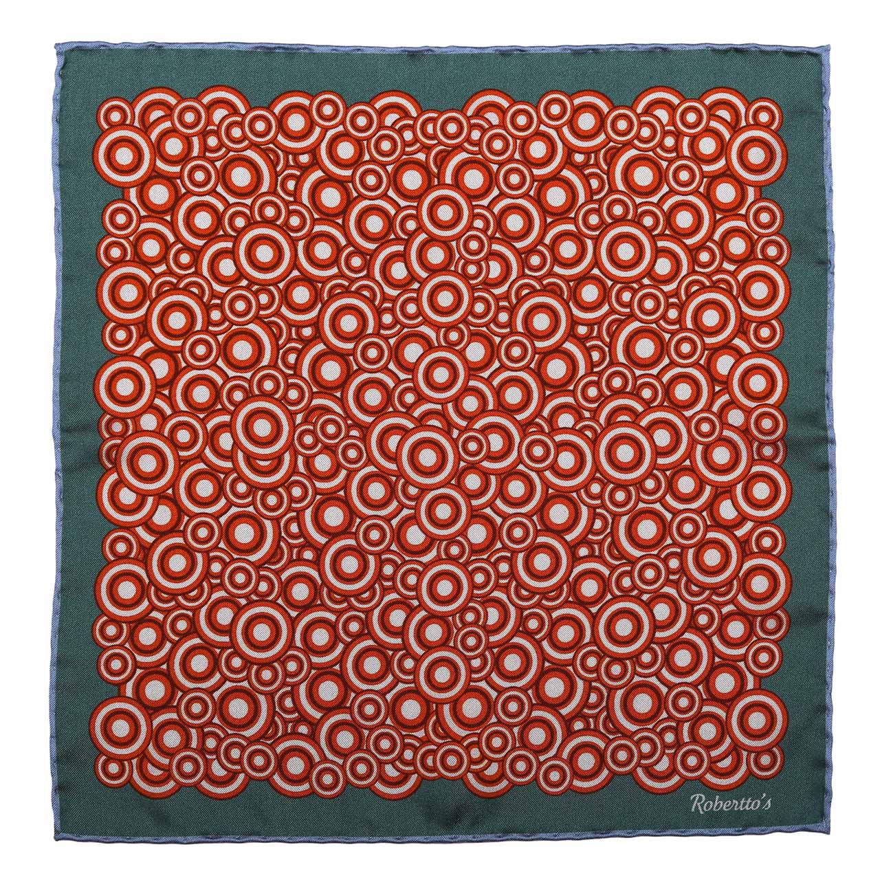 Quadrophenia Teal Pocket Square