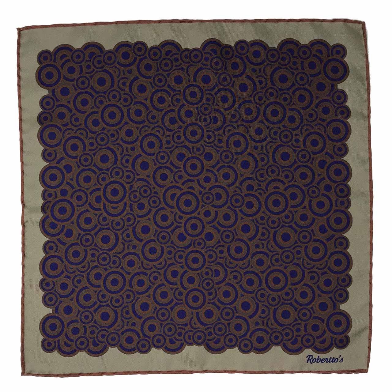 Quadrophenia Sage Green Pocket Square