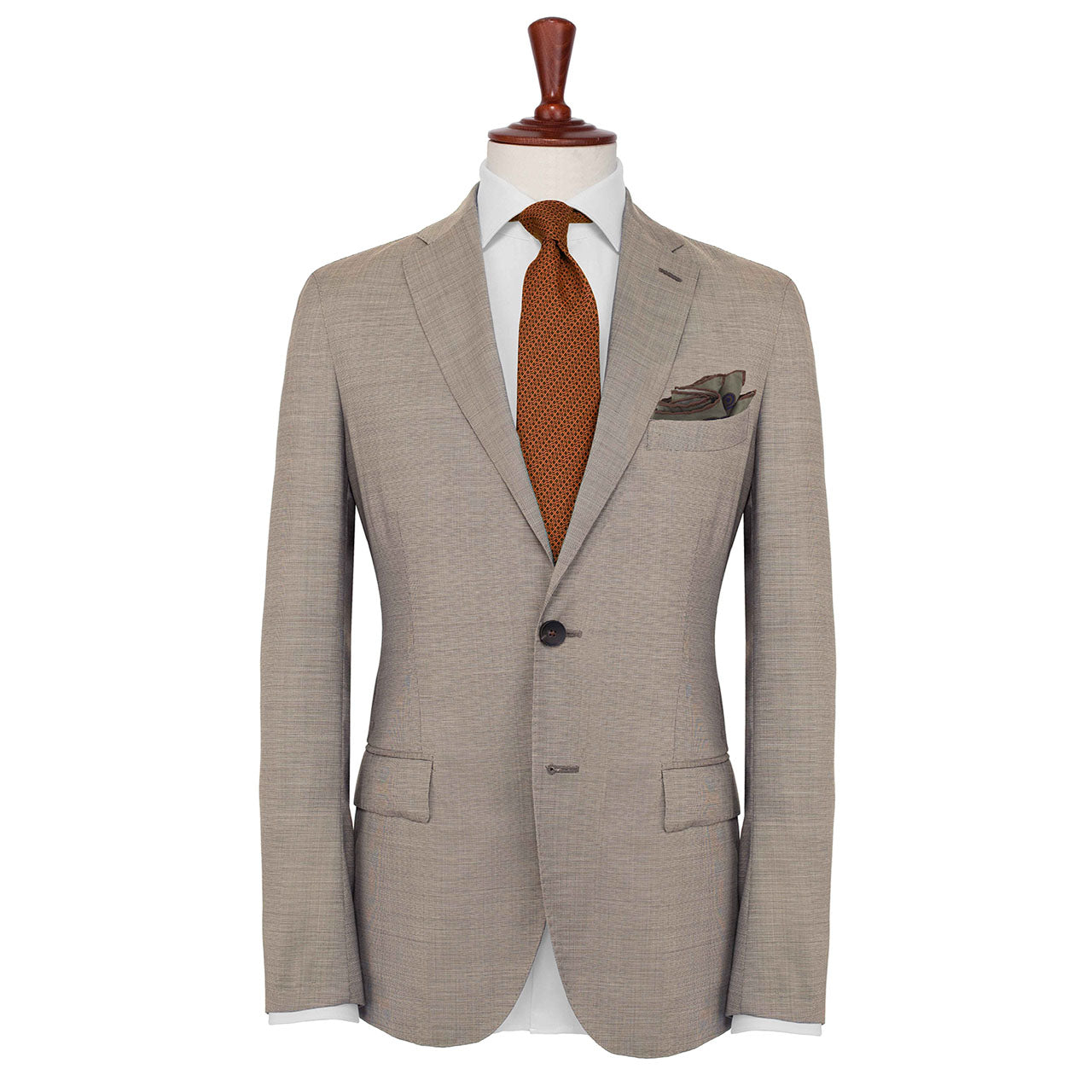 Quadrophenia Sage Green Pocket Square
