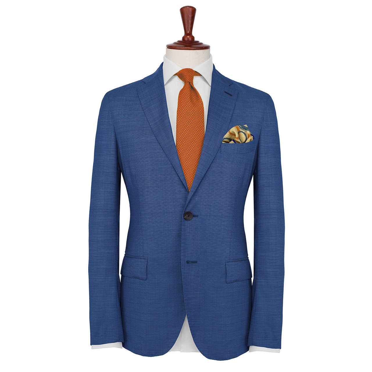Running Rings Sepia Pocket Square
