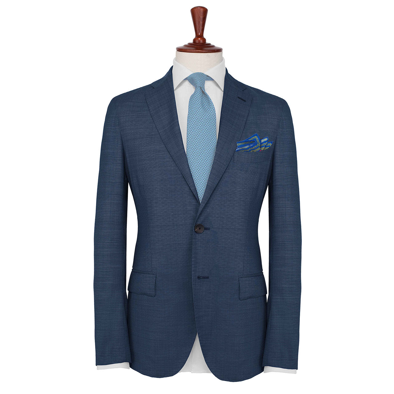 Leon et Equus Fuchsia Pocket Square