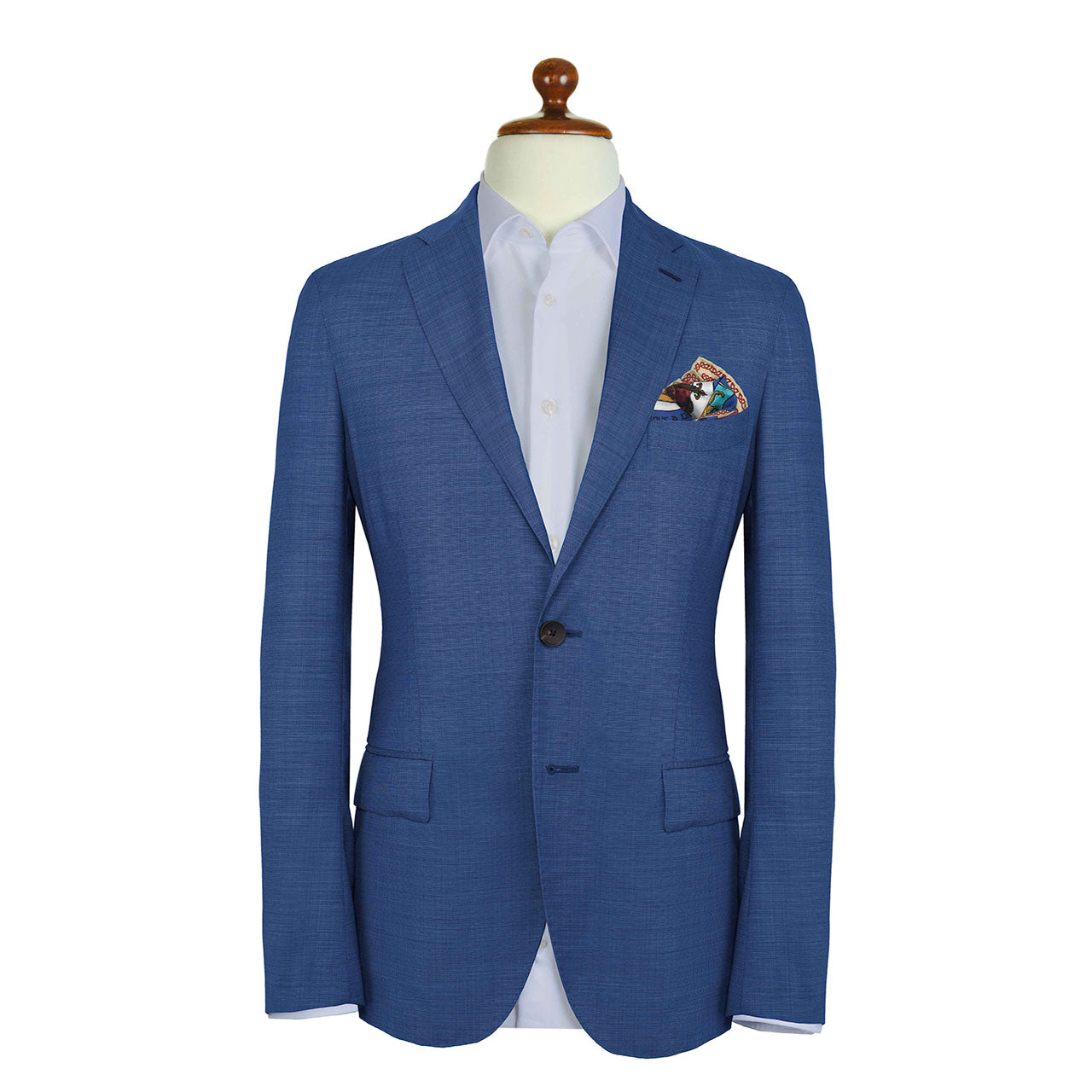 Leon et Equus Mauve Pocket Square