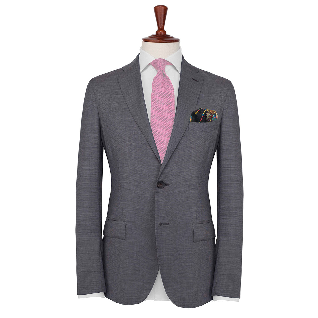 Battle of the Mughals Black Pocket Square