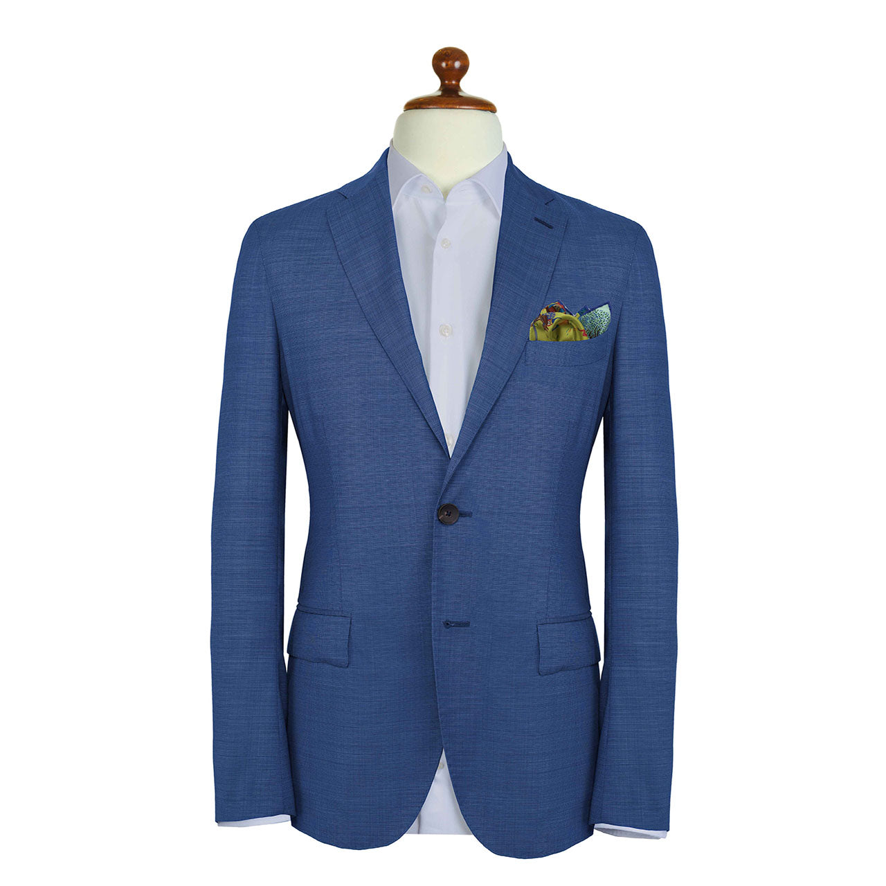 Battle of the Mughals Lime Green Pocket Square