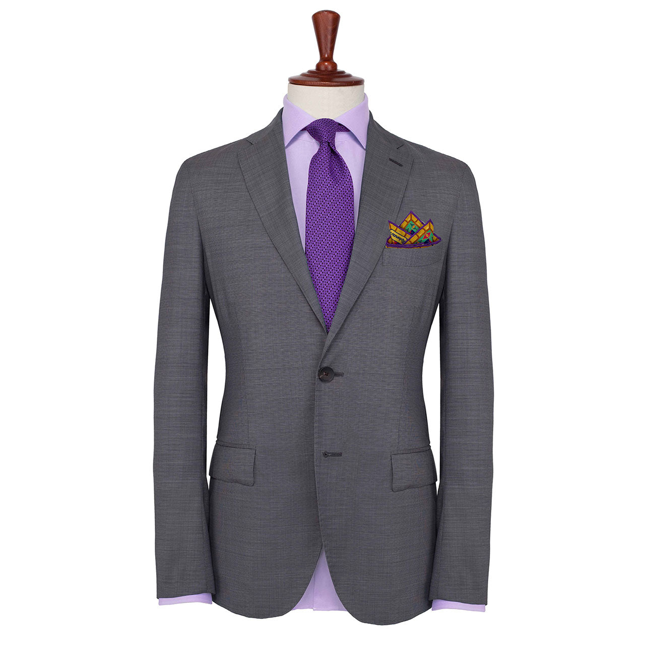Serpentine Fuchsia Pocket Square