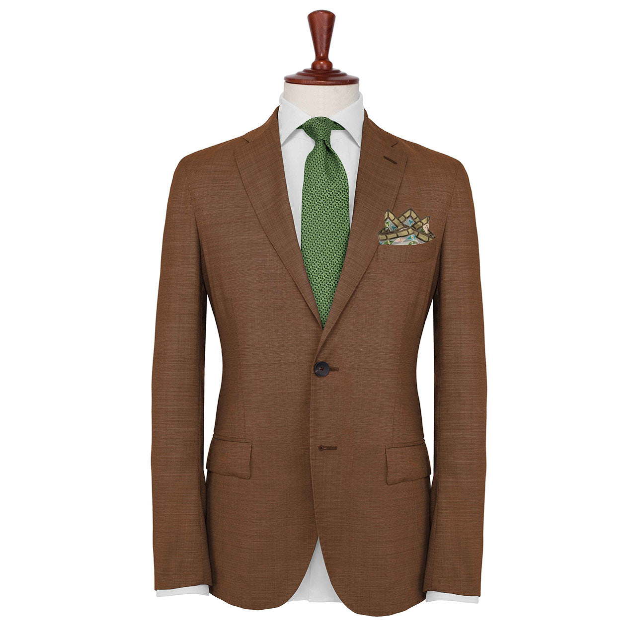 Serpentine Cloud Grey Pocket Square