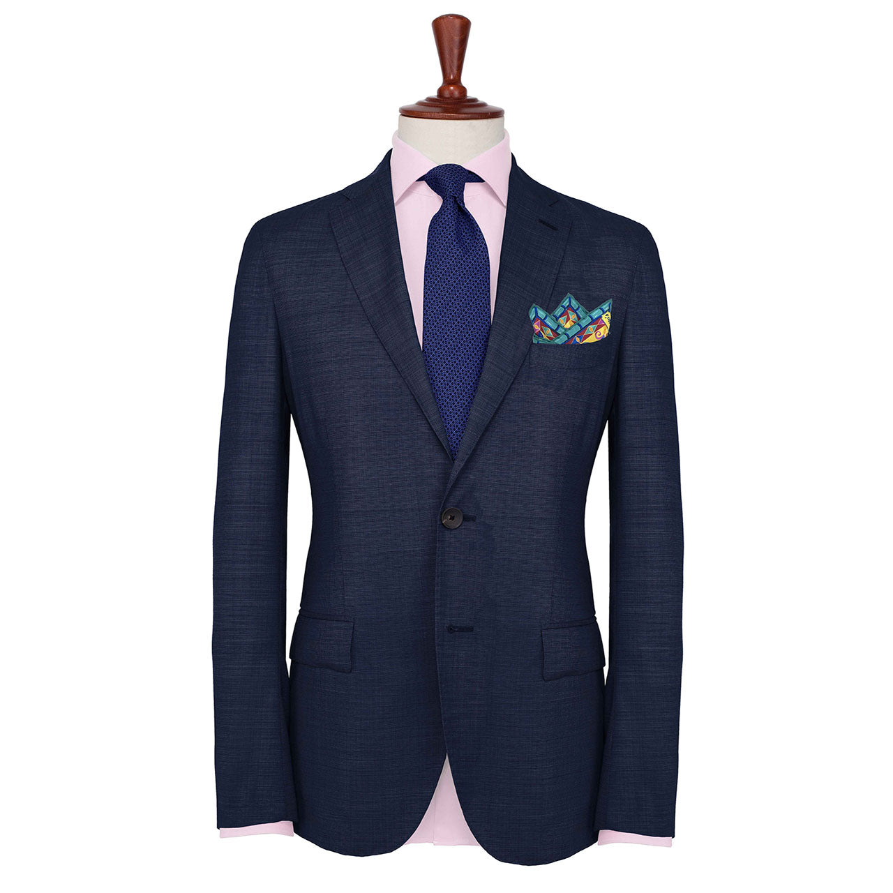 Serpentine Yellow Pocket Square