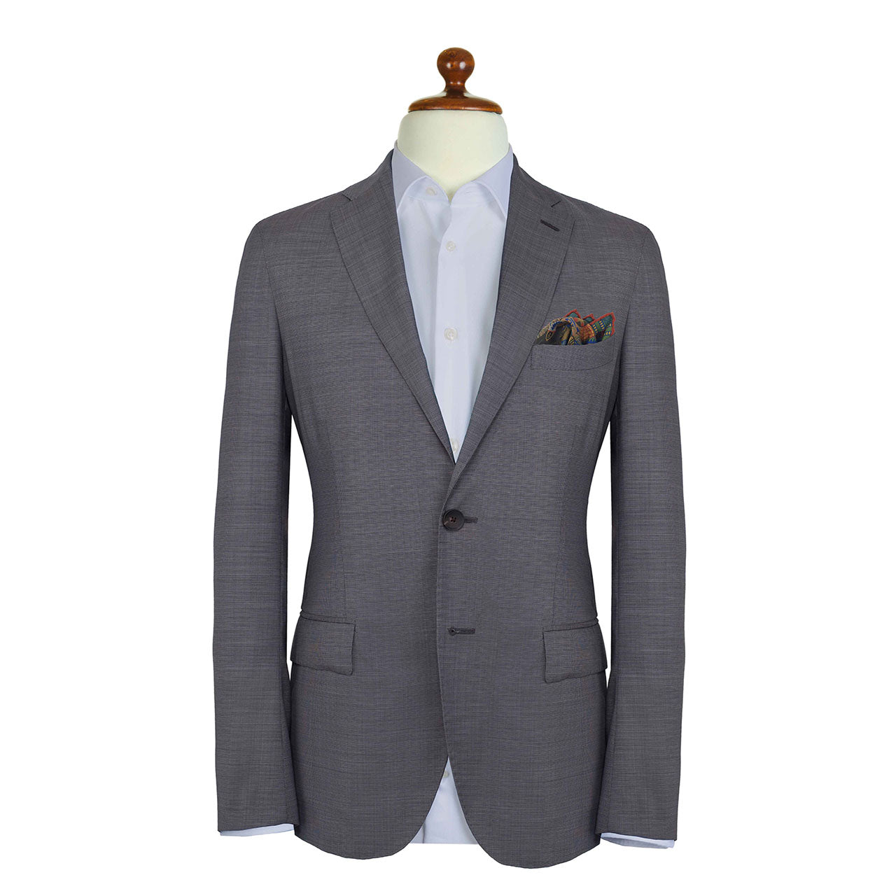 Elephant Parade Brown Pocket Square
